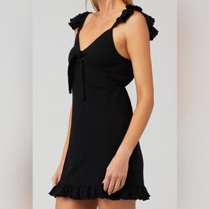 MinkPink black Laurel mini dress sz small